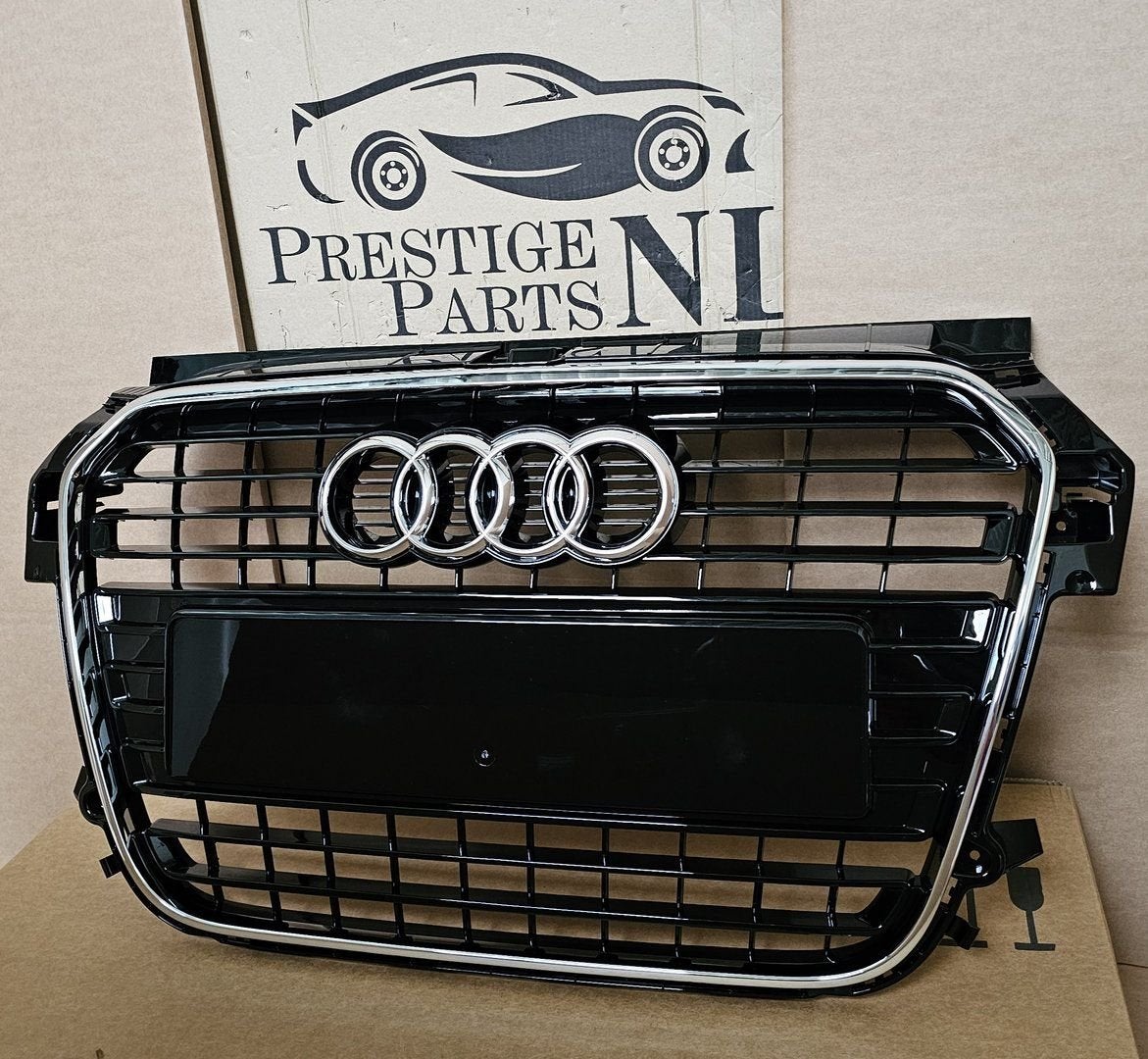 Grill AUDI A1 8X 8X0 Grille Hooglans Zwart bj.2010-2015 NIEU, Neuf, -, Origine de la pièce connue, -
