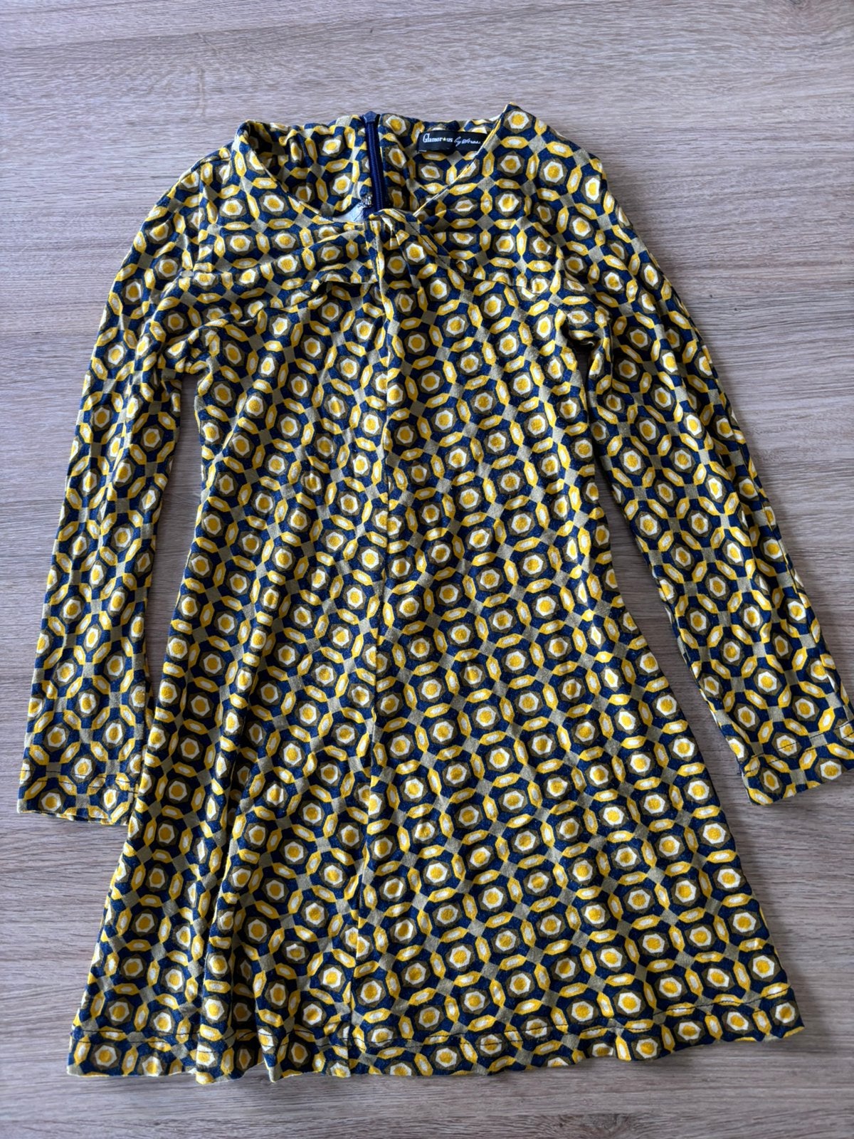 Jurk van Glamorous by Strass, maat 116 (doos1), Kinderen en Baby's, Ophalen of Verzenden, Zo goed als nieuw, Meisje, Jurk of Rok