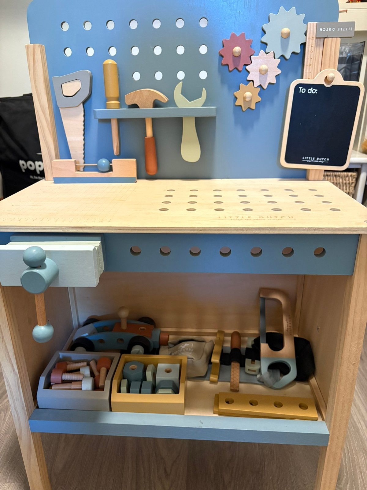 Little Duch werkbank + Gereedschapsriem., Ophalen, Zo goed als nieuw