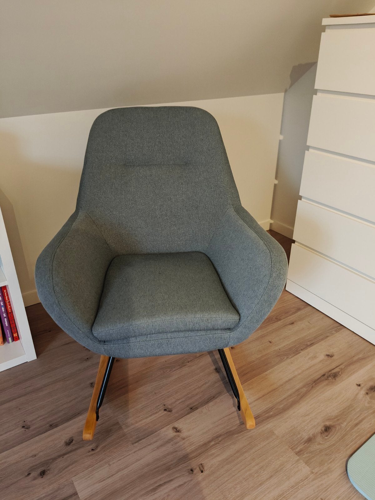 schommelstoel JYSK, Maison & Meubles, Enlèvement, Utilisé, Gris, Une