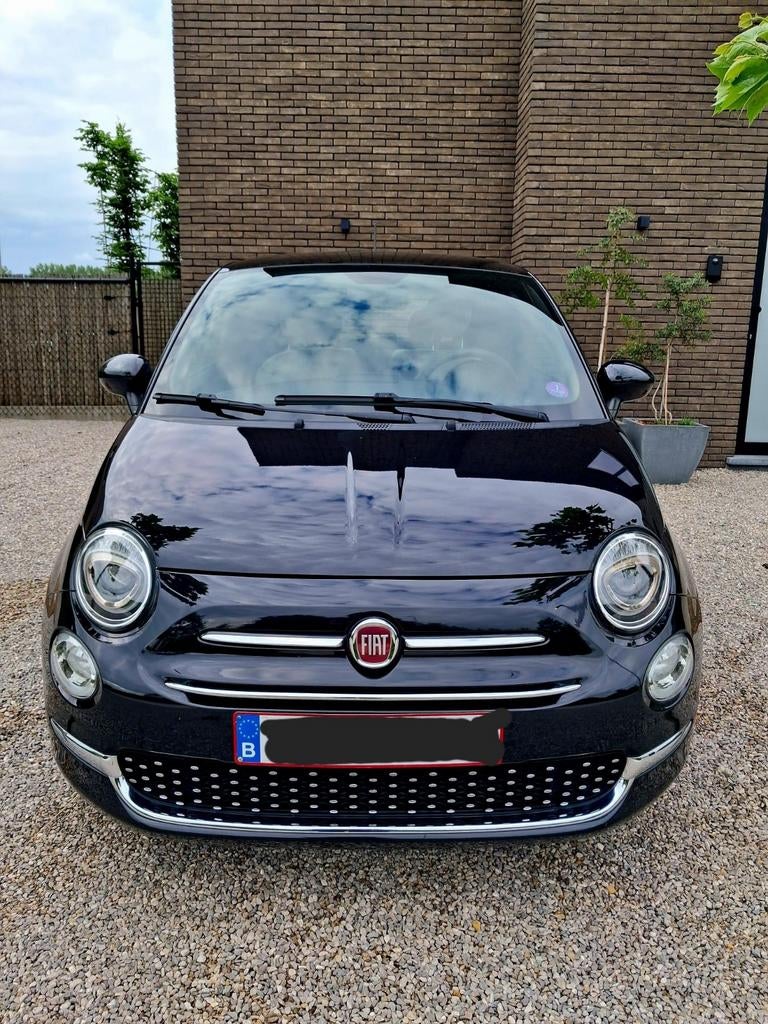 Fiat 500 Dolcevita Hybride, Auto's, Zwart, Zwart, Particulier, USB