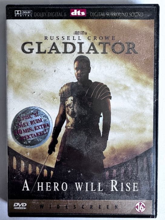 Gladiator, Cd's en Dvd's, Dvd's | Klassiekers, Ophalen of Verzenden, Zo goed als nieuw, Actie en Avontuur