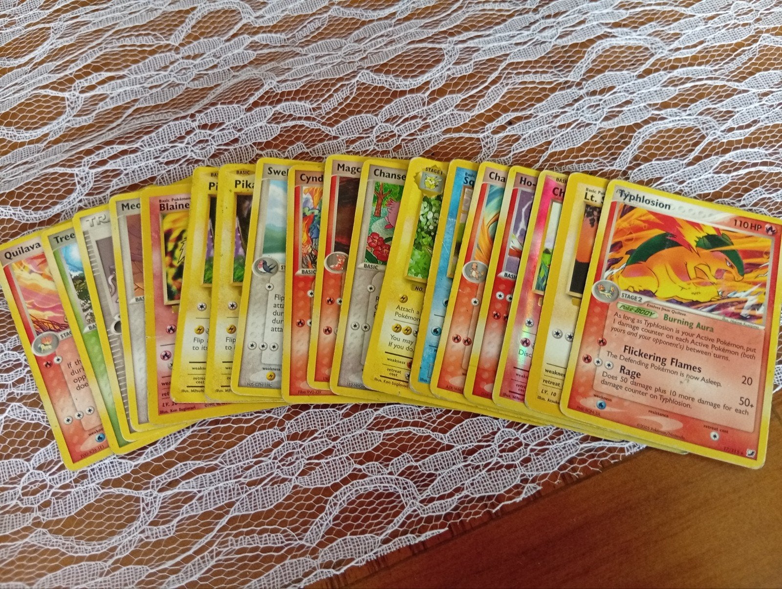 Lot van 18 Pokémon kaarten, Ophalen of Verzenden