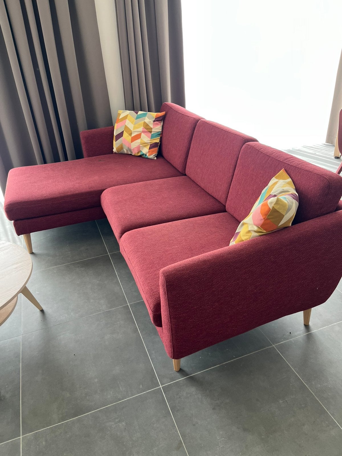 Hoeksalon, Maison & Meubles, Canapés | Sofas & Chaises Longues, Utilisé, Trois personnes, Enlèvement