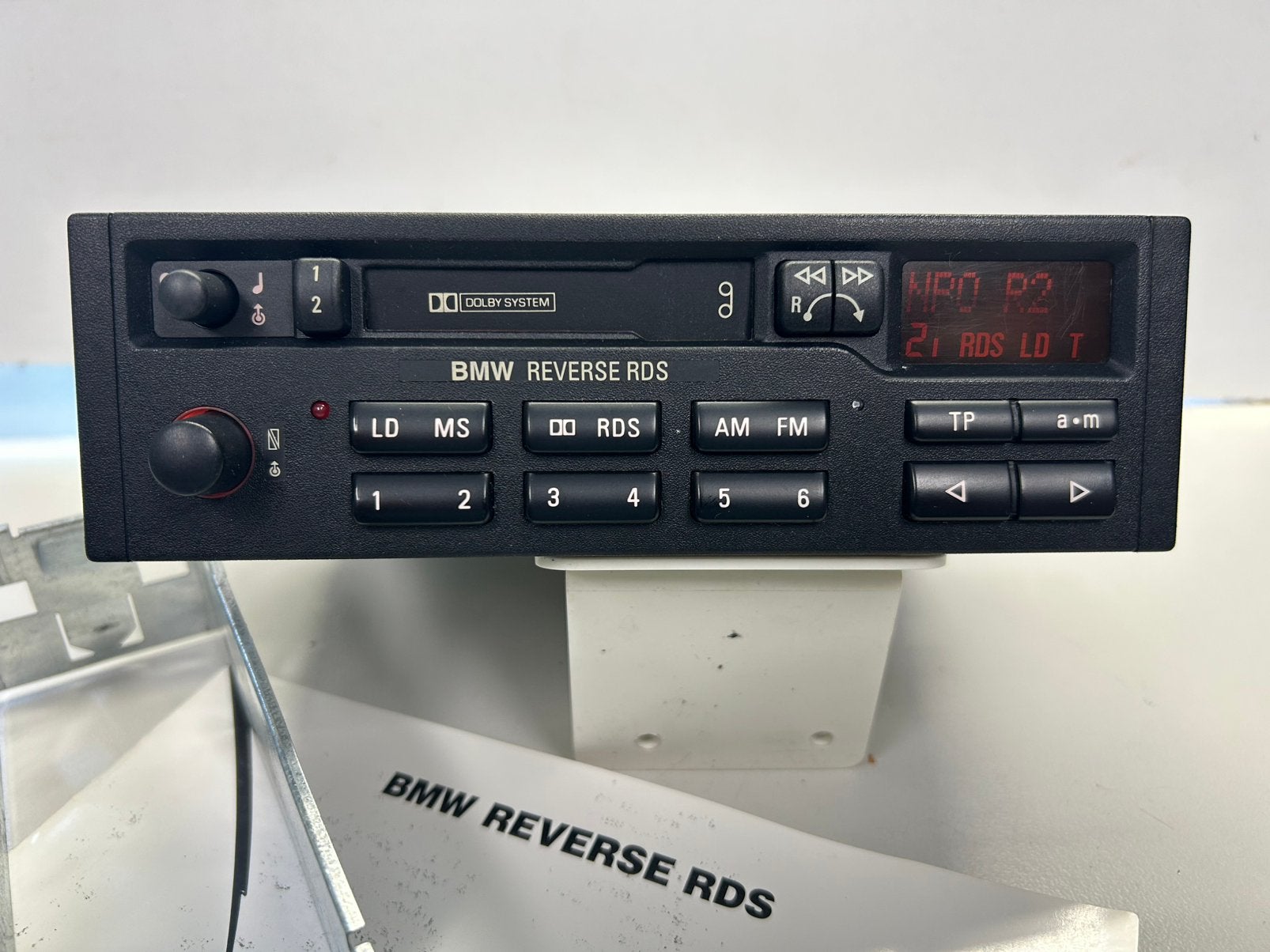 BMW Reverse RDS.  E30 E28 E34 E36 E32 Z1 Z3 Z4, Auto diversen, Autoradio's, Gebruikt, Ophalen of Verzenden