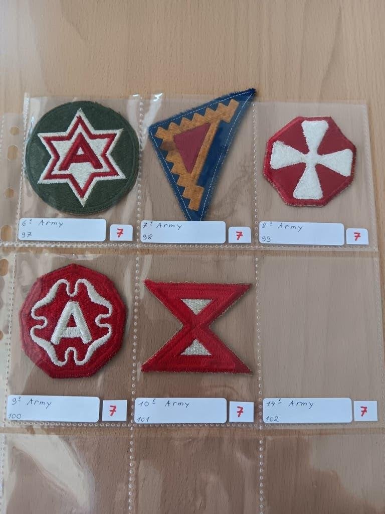 Us ww2 patches, Enlèvement ou Envoi
