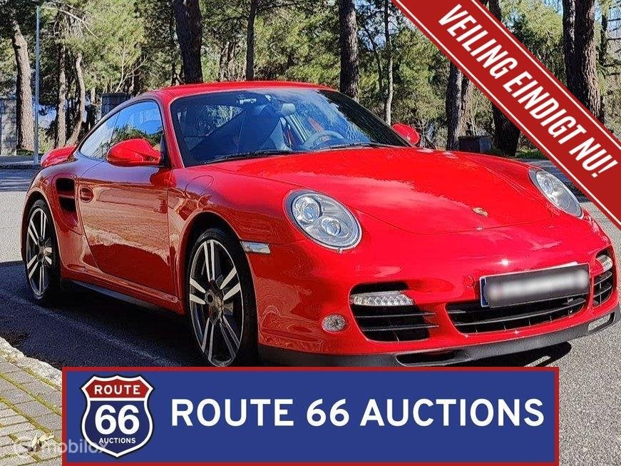 Porsche 911 Turbo | 2011 | Route 66 Auctions, Auto's, Gebruikt, Zwart, Bedrijf, Handgeschakeld
