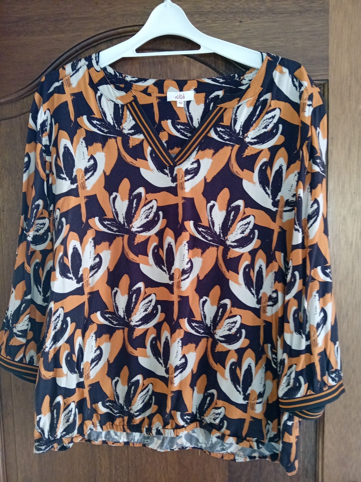 dames bloes maat 50 met elastiek onderaan, Taille 46/48 (XL) ou plus grande, Enlèvement ou Envoi, Bel & Bo, Comme neuf