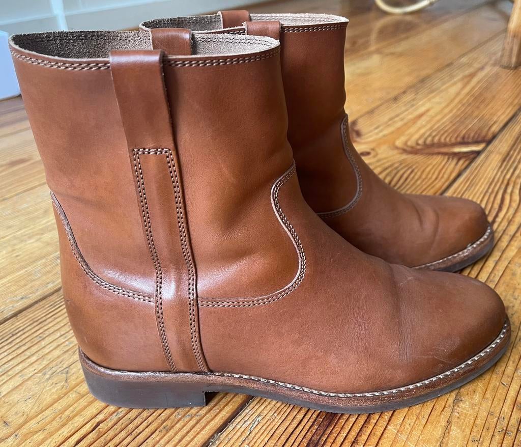 Bottines Isabel Marant Susee Cognac Taille 41, Enlèvement ou Envoi, Comme neuf, Brun, Boots et Botinnes