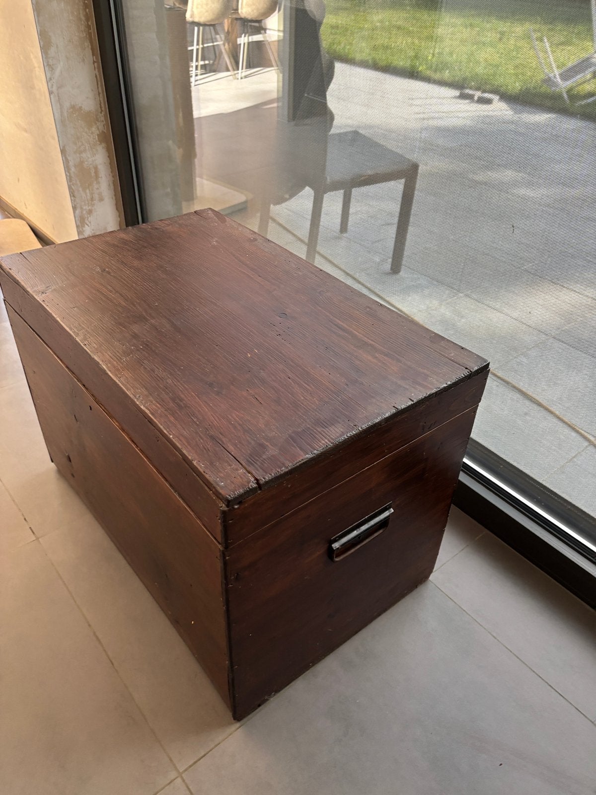 Houten koffer, Ophalen, 50 – 75, Gebruikt, 50 tot 100 cm