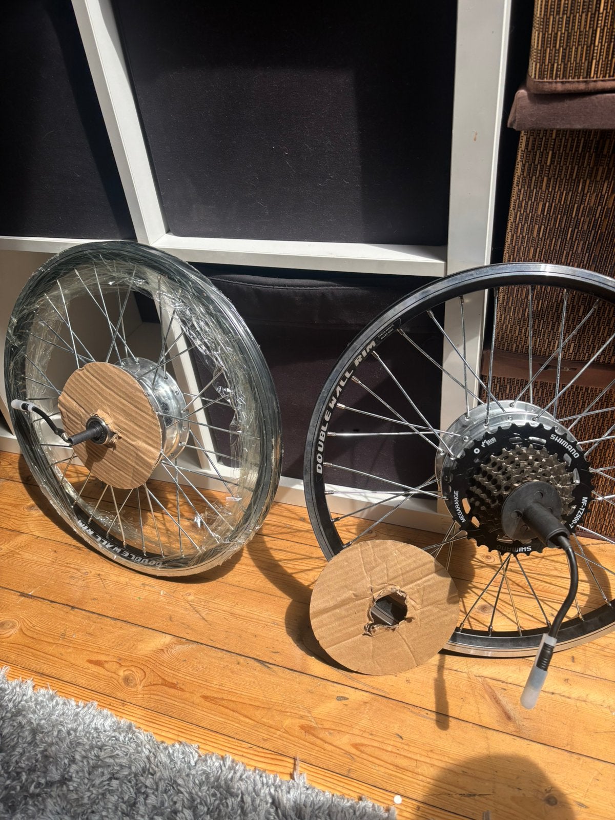 Nieuw 20-inch Achterwiel met Motor voor E-bike € 80 per stuk, Ophalen, Zo goed als nieuw