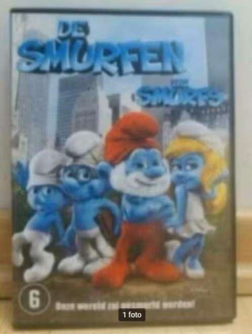 DVD De smurfen, Europees, Alle leeftijden, Overige typen, Zo goed als nieuw