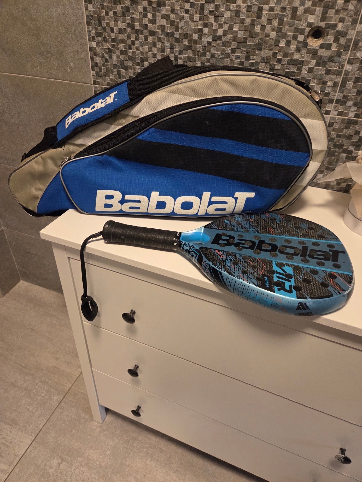 Sac et raquette babolat, Raquette de padel