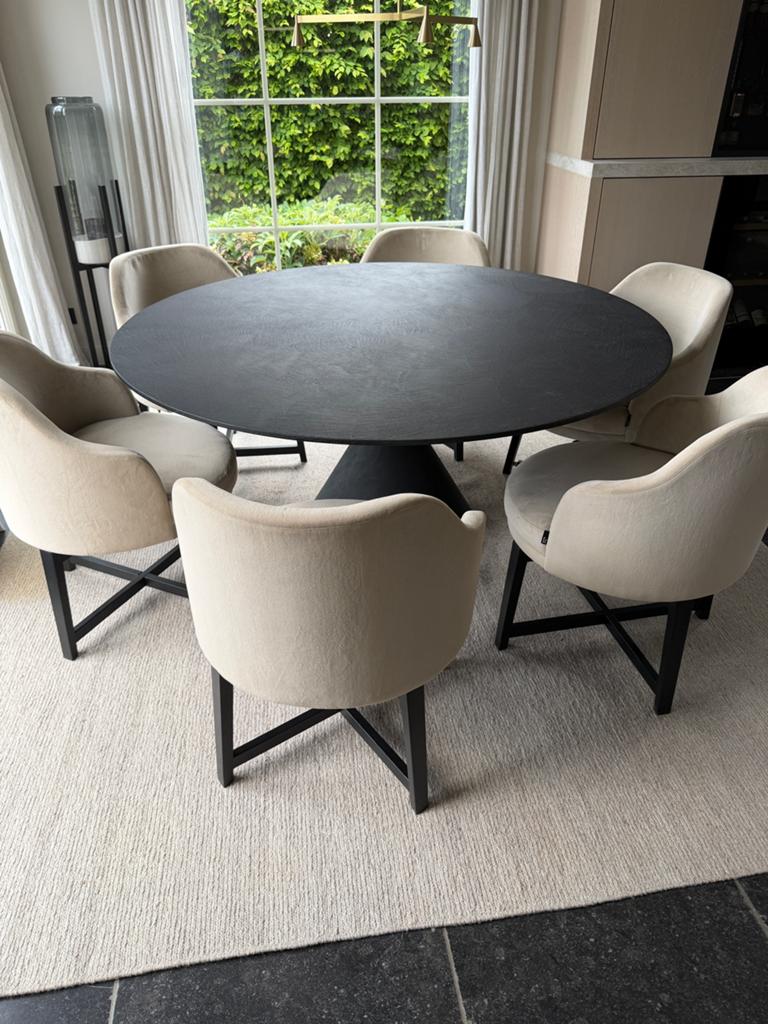 Desalto clay eettafel + 6 stoelen passe partout lamo, Ophalen, Zo goed als nieuw