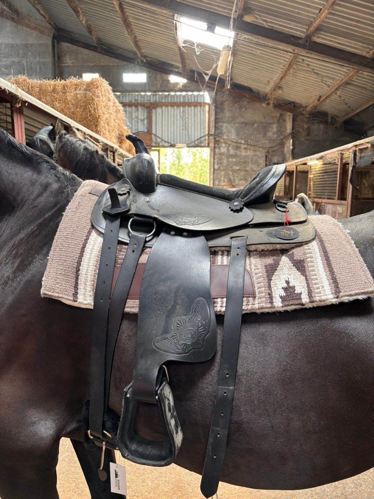 Western zadel te koop grote pony, Ophalen, Zo goed als nieuw