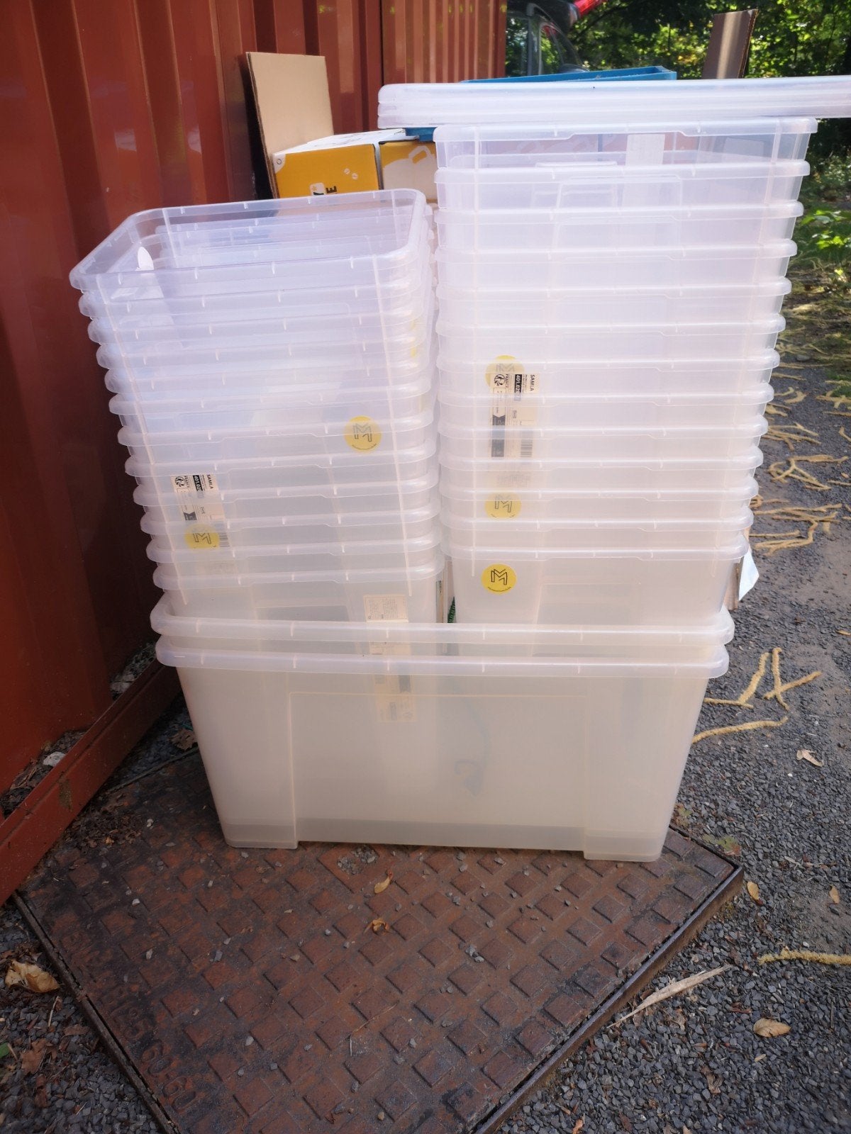 Boîtes de rangement Ikea Samla, Bricolage & Construction, Casiers & Boîtes, Utilisé, Enlèvement