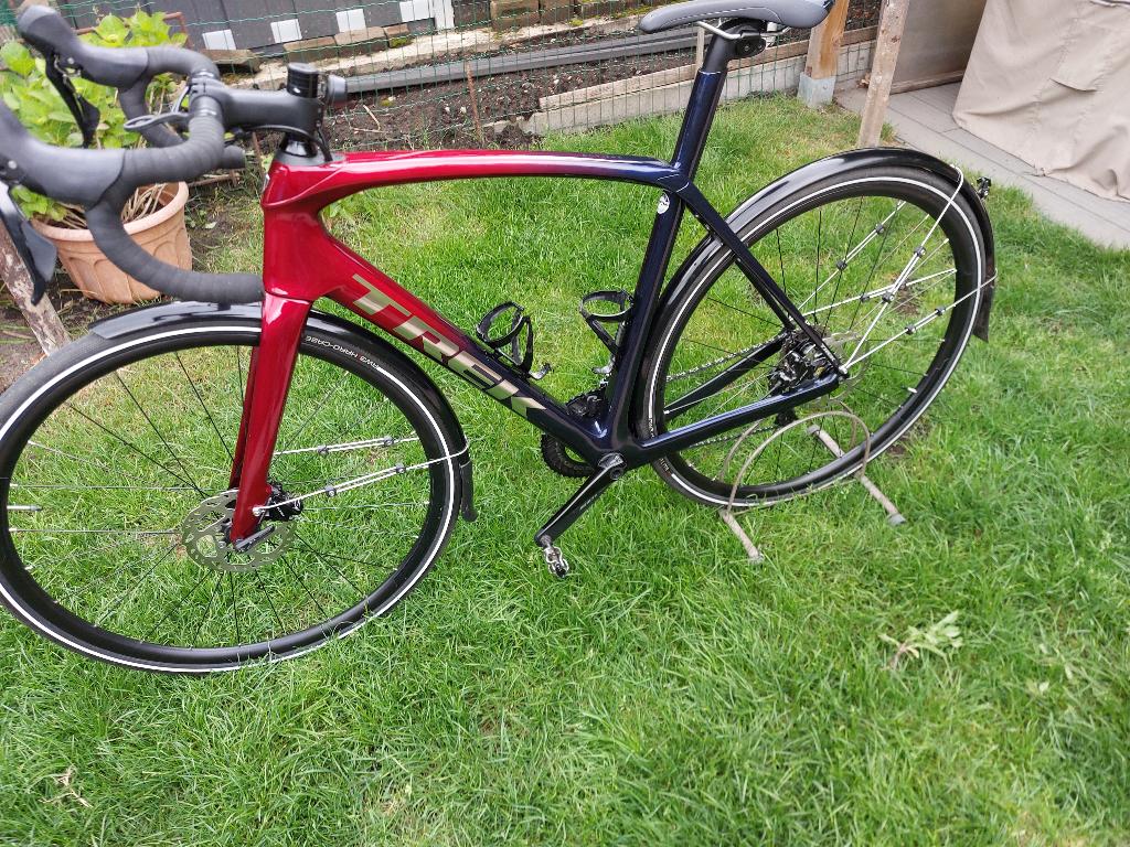 racefiets Trek Domane SL5 maat 56,105 mechanisch 11sp., Vélos & Vélomoteurs, Vélos | Vélos de course, Comme neuf, Enlèvement, 53 à 57 cm