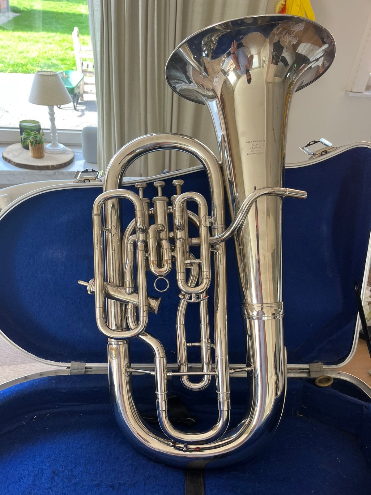 Euphonium Persy Bruxelles, Musique & Instruments, Enlèvement, Utilisé, Euphonium ou Tuba ténor, Avec valise ou sac