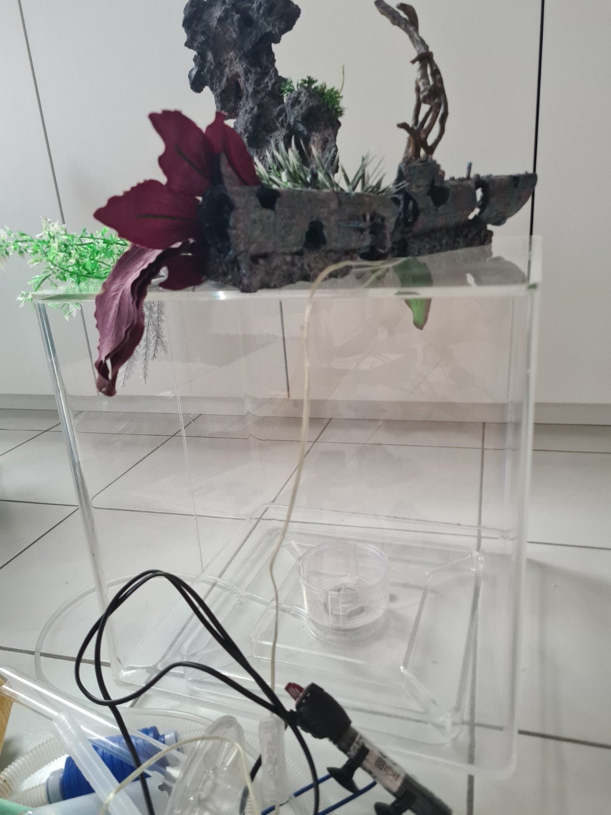 Bio-orb 60L met accessoires, Ophalen, Zo goed als nieuw, Leeg aquarium