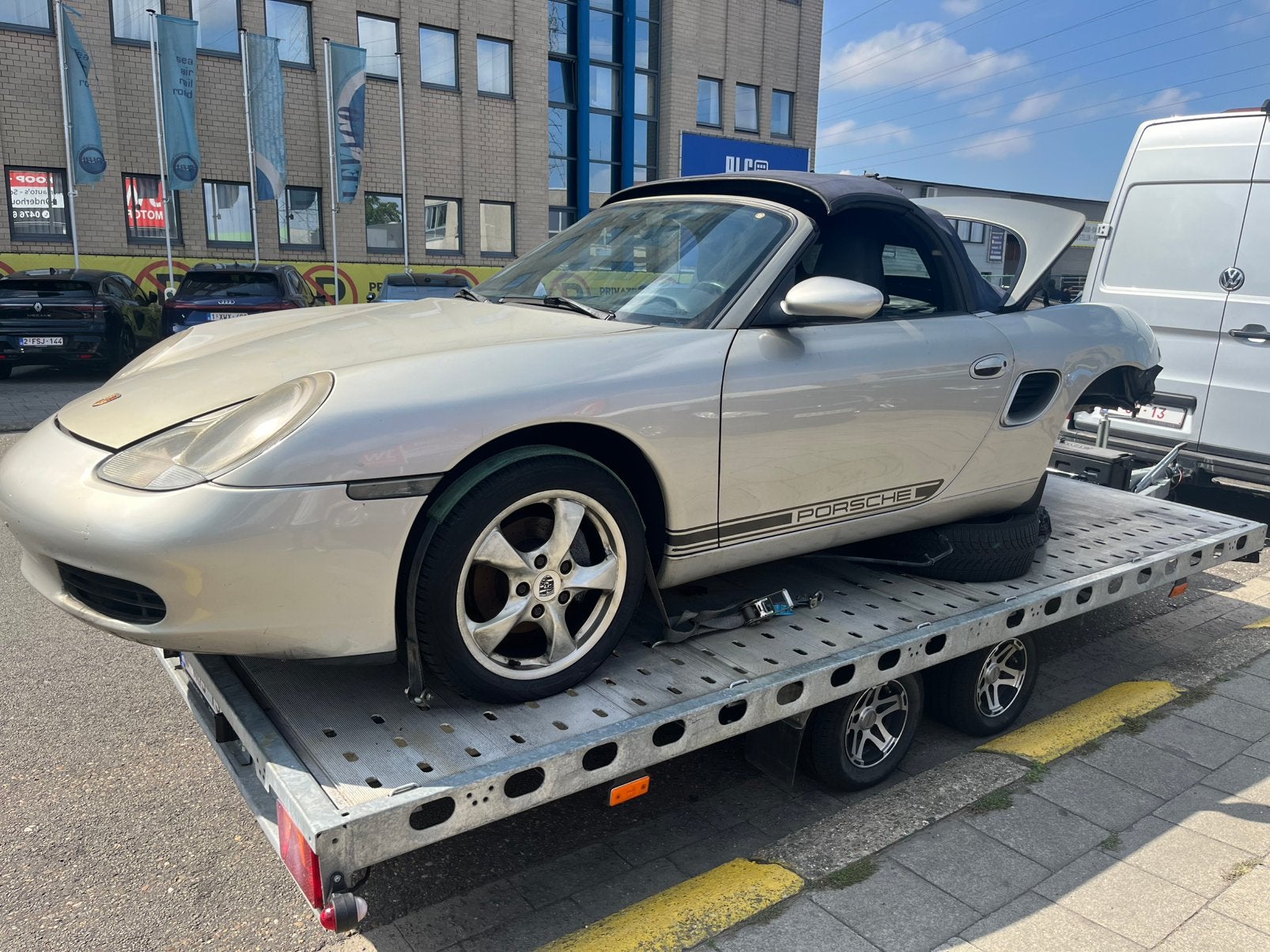 Porsche boxter2.7 project, Auto's, Porsche, Automaat, Cabriolet, Particulier, Zilver of Grijs