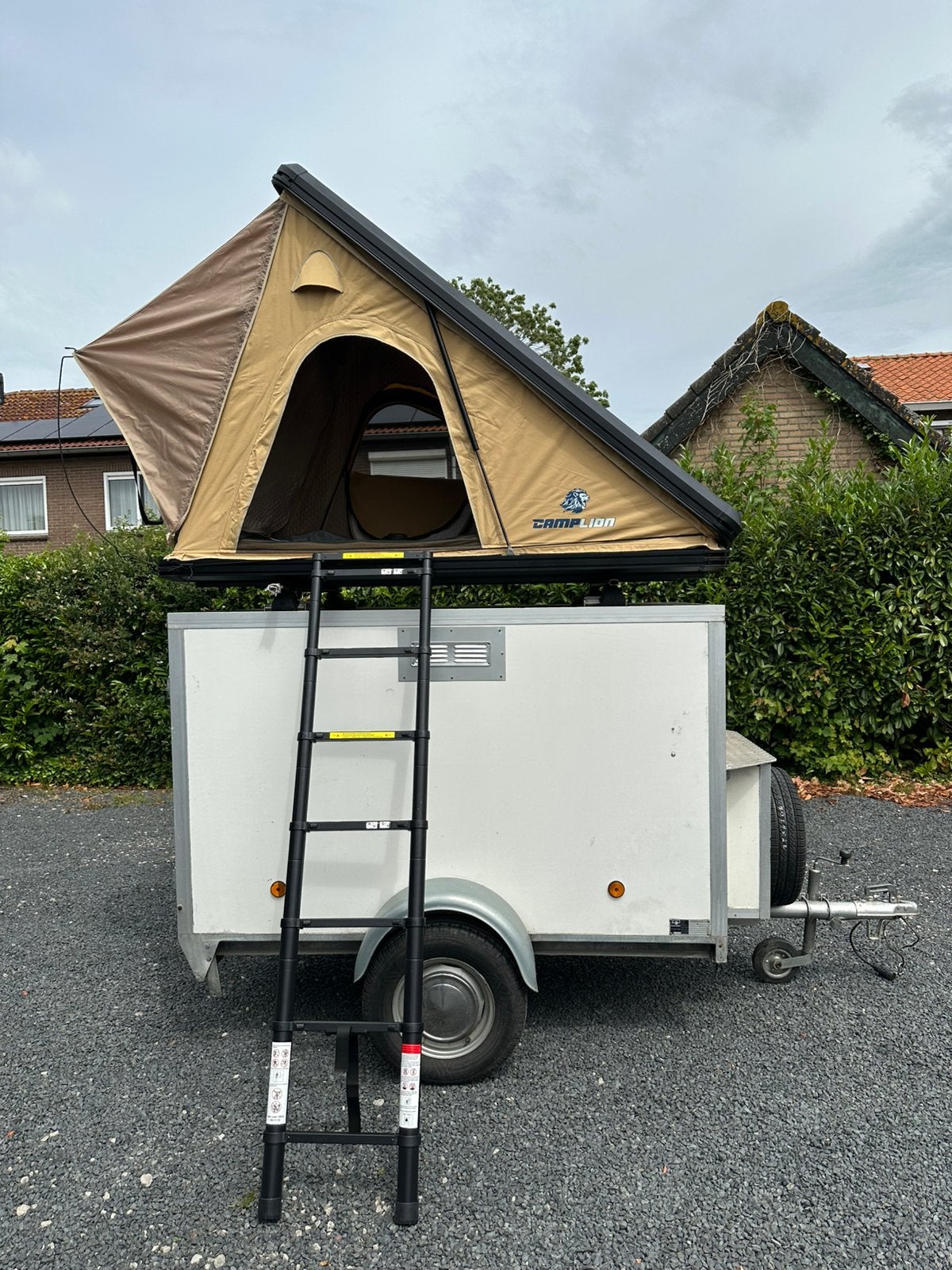 Tente de toit CAMPLION Hardshell + isolation + échelle, Caravanes & Camping, Tentes, Enlèvement ou Envoi, Neuf, Jusqu'à 2