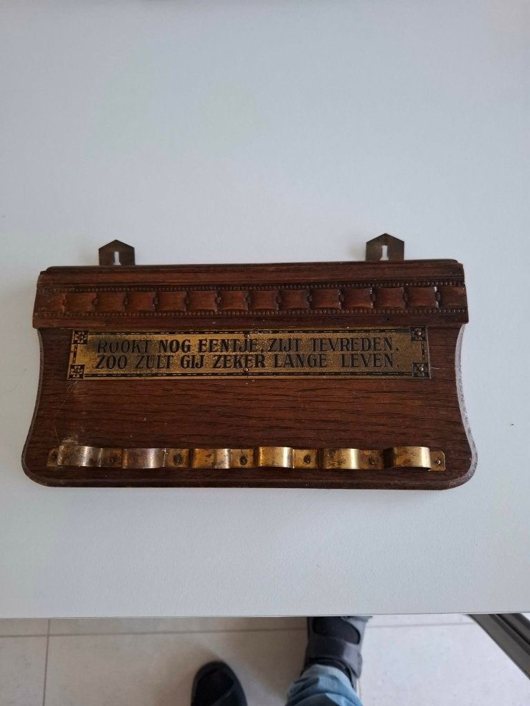 Pijpenrekje hout, Antiek en Kunst, Curiosa en Brocante, Ophalen