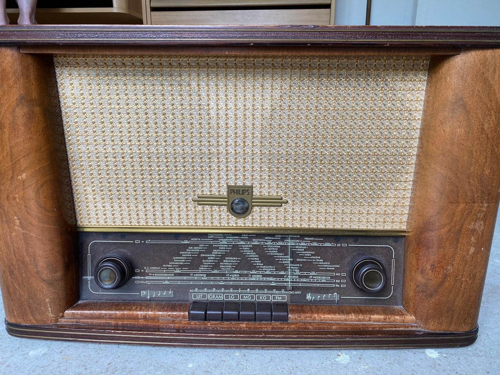 Radio Philips vintage, Antiquités & Art, Enlèvement