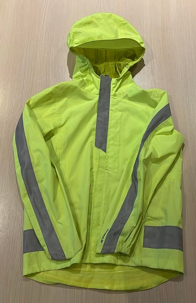 Fluo regenjas, Ophalen of Verzenden, Zo goed als nieuw, Regenjas, Kinderen