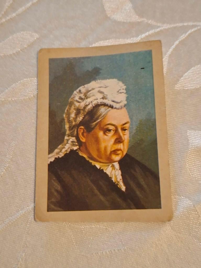 Prentje/Chromo : Victoria, Koningin van Engeland, Collections, Photos & Gravures, Utilisé, Gravure, Autres sujets/thèmes, Avant 1940