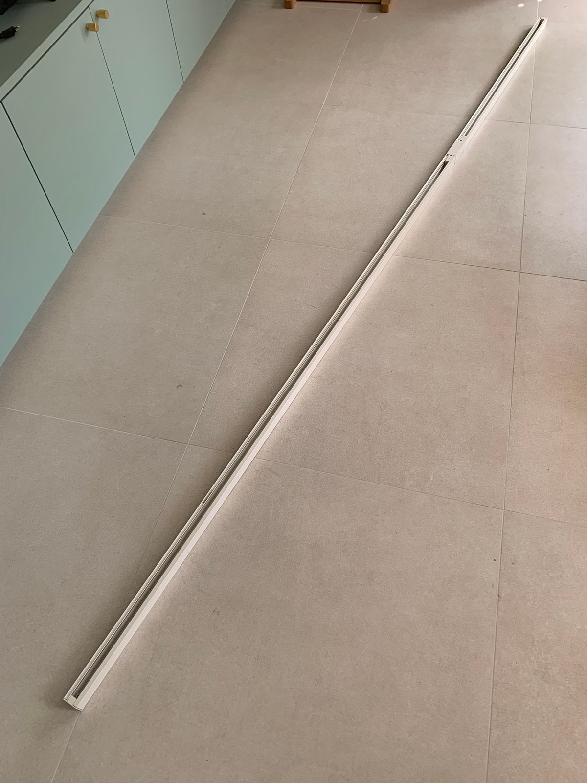 3 faserail 3 meter wit TECONEX, Doe-het-zelf en Bouw, Ophalen of Verzenden, Gebruikt