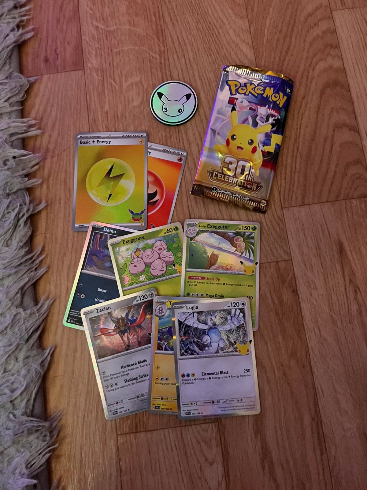 Pokemon 30th celebrations bulk, Hobby en Vrije tijd, Ophalen of Verzenden, Zo goed als nieuw, Losse kaart