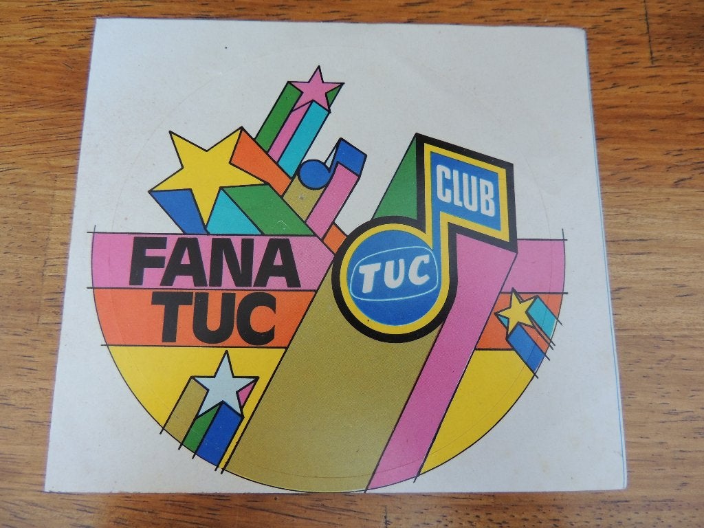 Vintage Tuc Club sticker, Verzenden, Zo goed als nieuw, Auto of Motor