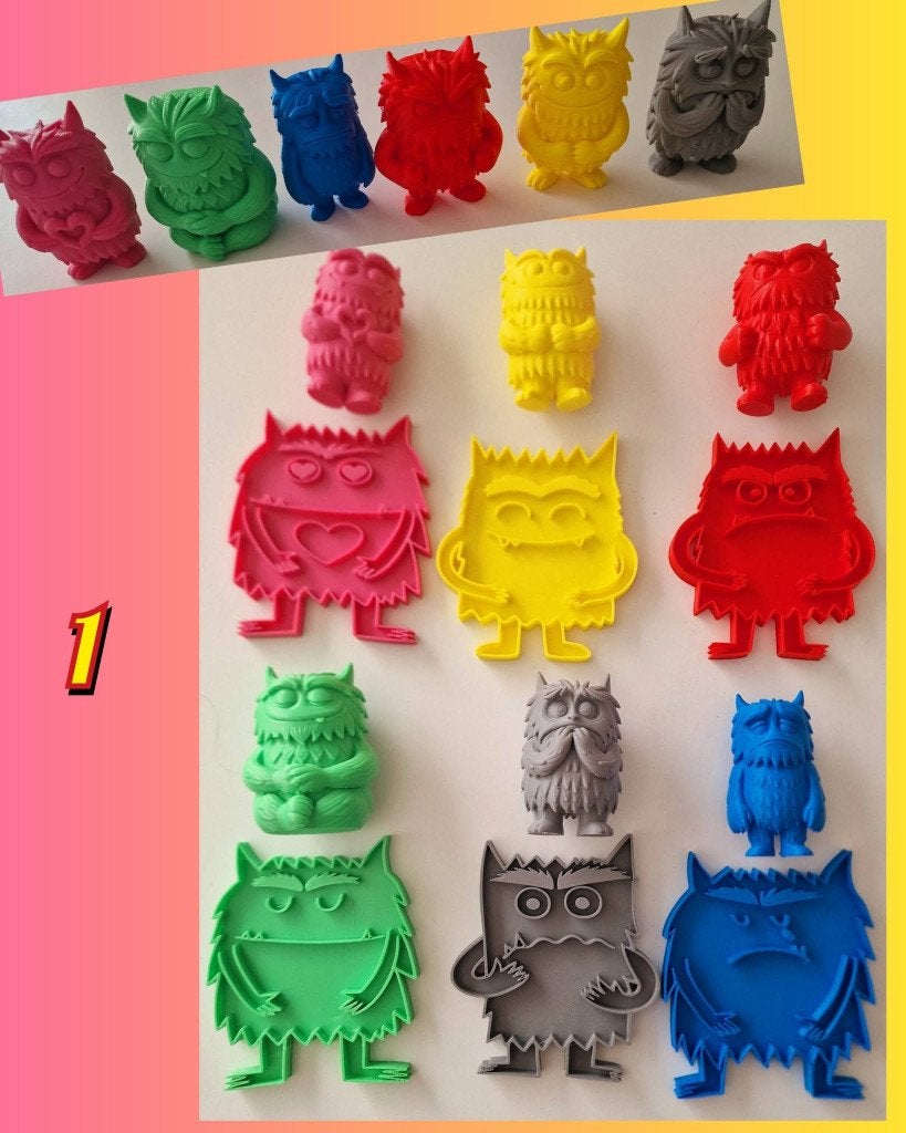 Handgemaakte 3D Sensory Sets Kleuteronderwijs, Ophalen of Verzenden, Zo goed als nieuw