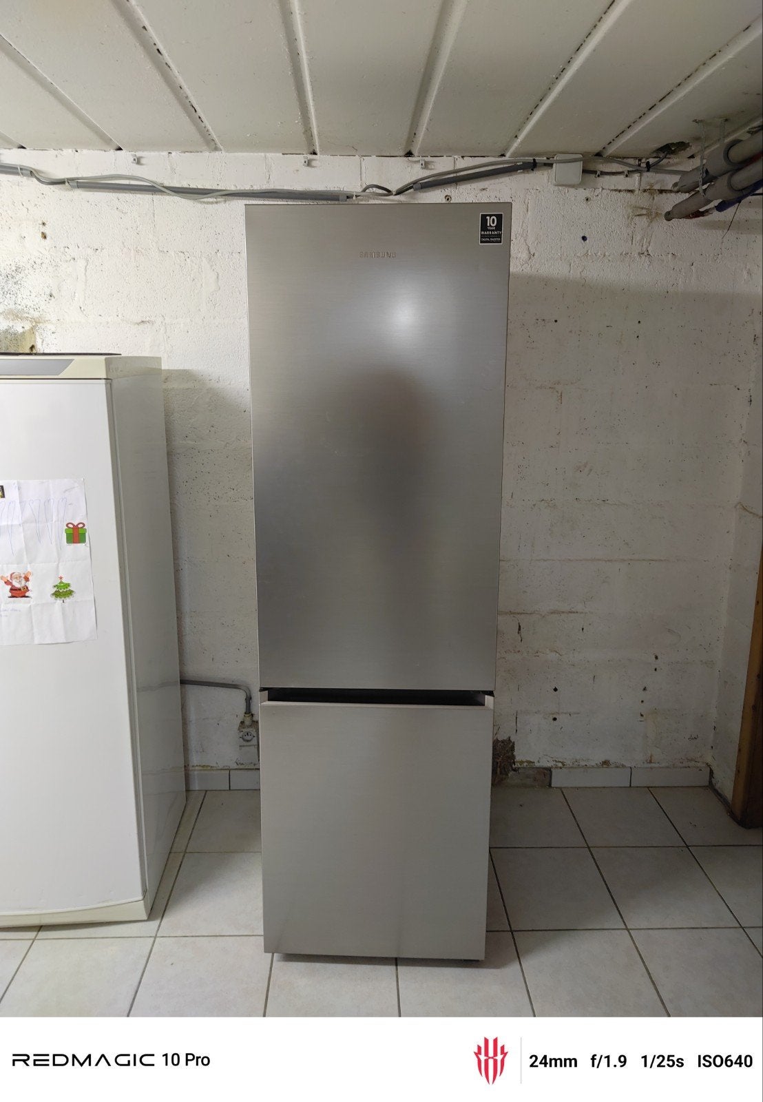samgsung combi koelkast met diepvries, Elektronische apparatuur, Ophalen, Zo goed als nieuw, Met aparte vriezer