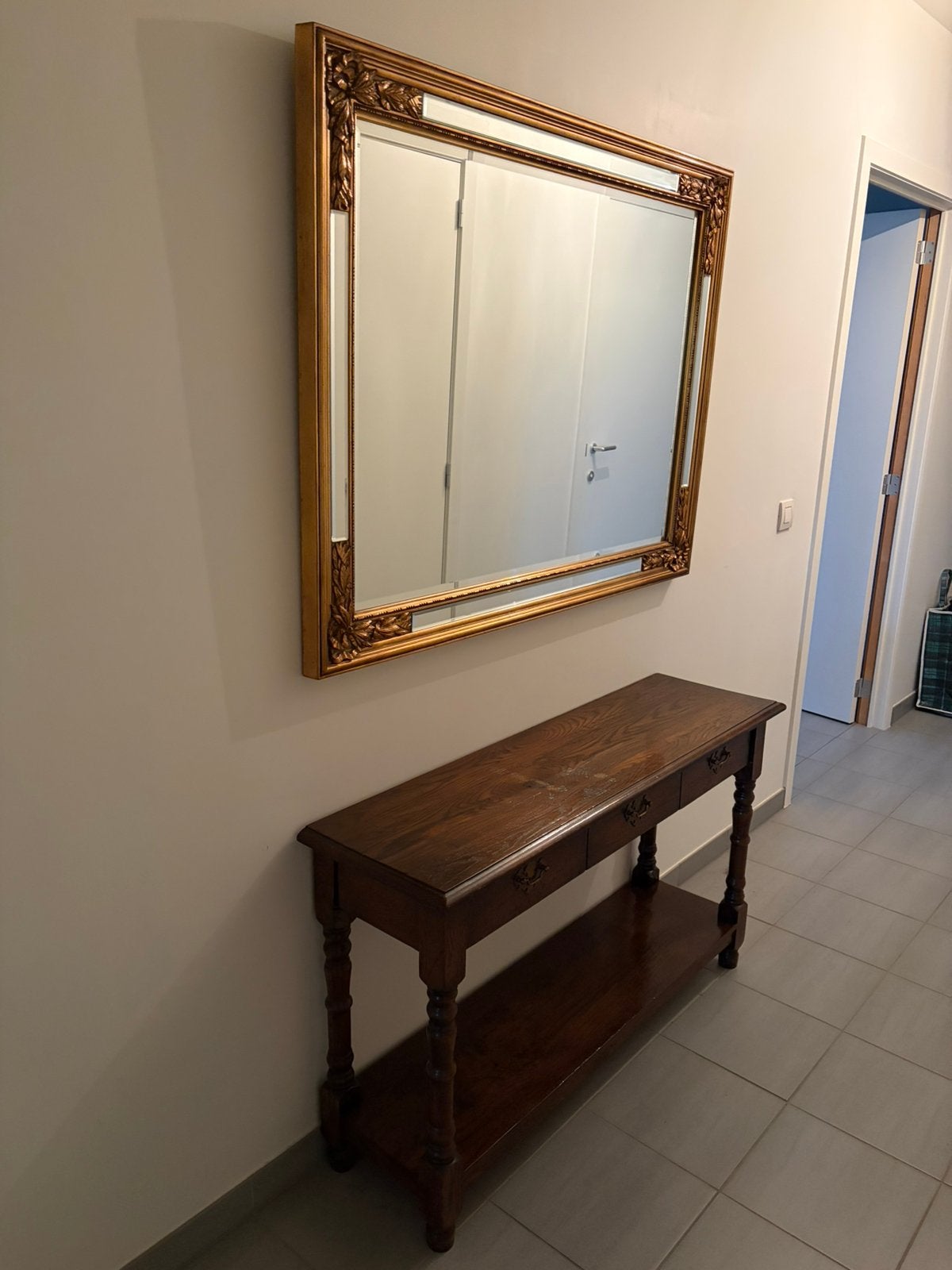 Miroir avec armoire murale à tiroirs, Enlèvement