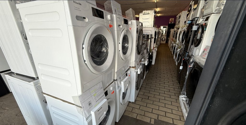Lot Miele 9 kg: Lave linge et Sèche linge pompe à chaleur, Elektronische apparatuur, Wasmachines, Nieuw, Voorlader, 8 tot 10 kg