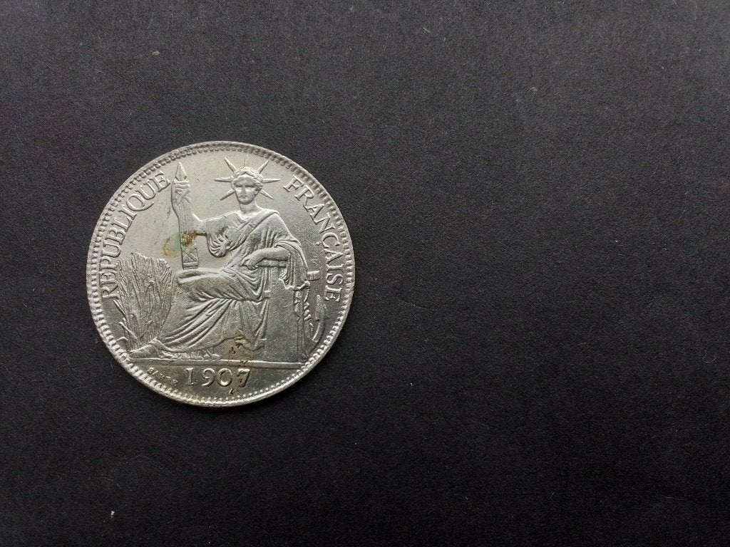 Frans Indochina munt, Postzegels en Munten, Ophalen of Verzenden