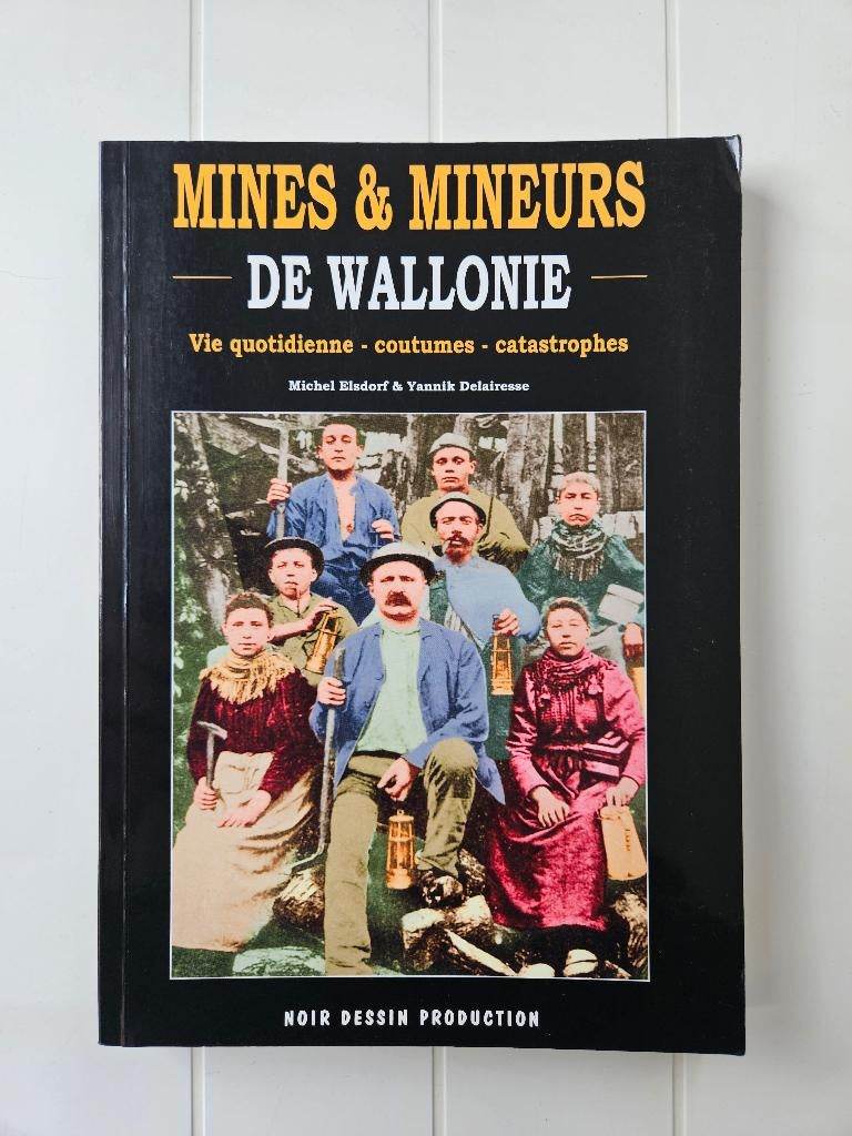 Mines et Mineurs de Wallonie : Vie quotidienne - coutumes, Livres, Enlèvement ou Envoi, Comme neuf, Yannick Delairesse