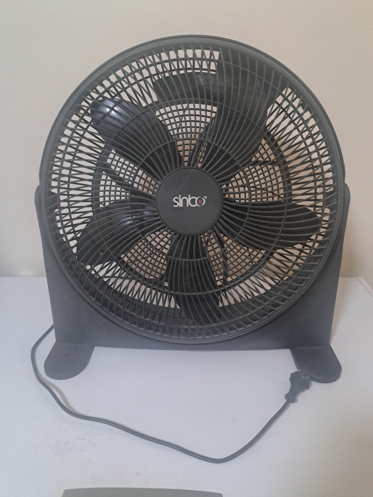 Sinbo Krachtige Vloerventilator / Boxventilator – 3 Standen, Ophalen, Zo goed als nieuw, Vloerventilator