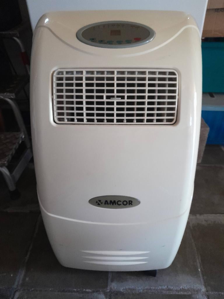 Mobiele airco amcor. Met thermostaat, Electroménager, Refroidissement et Déshumidification, Enlèvement, Utilisé, Minuterie