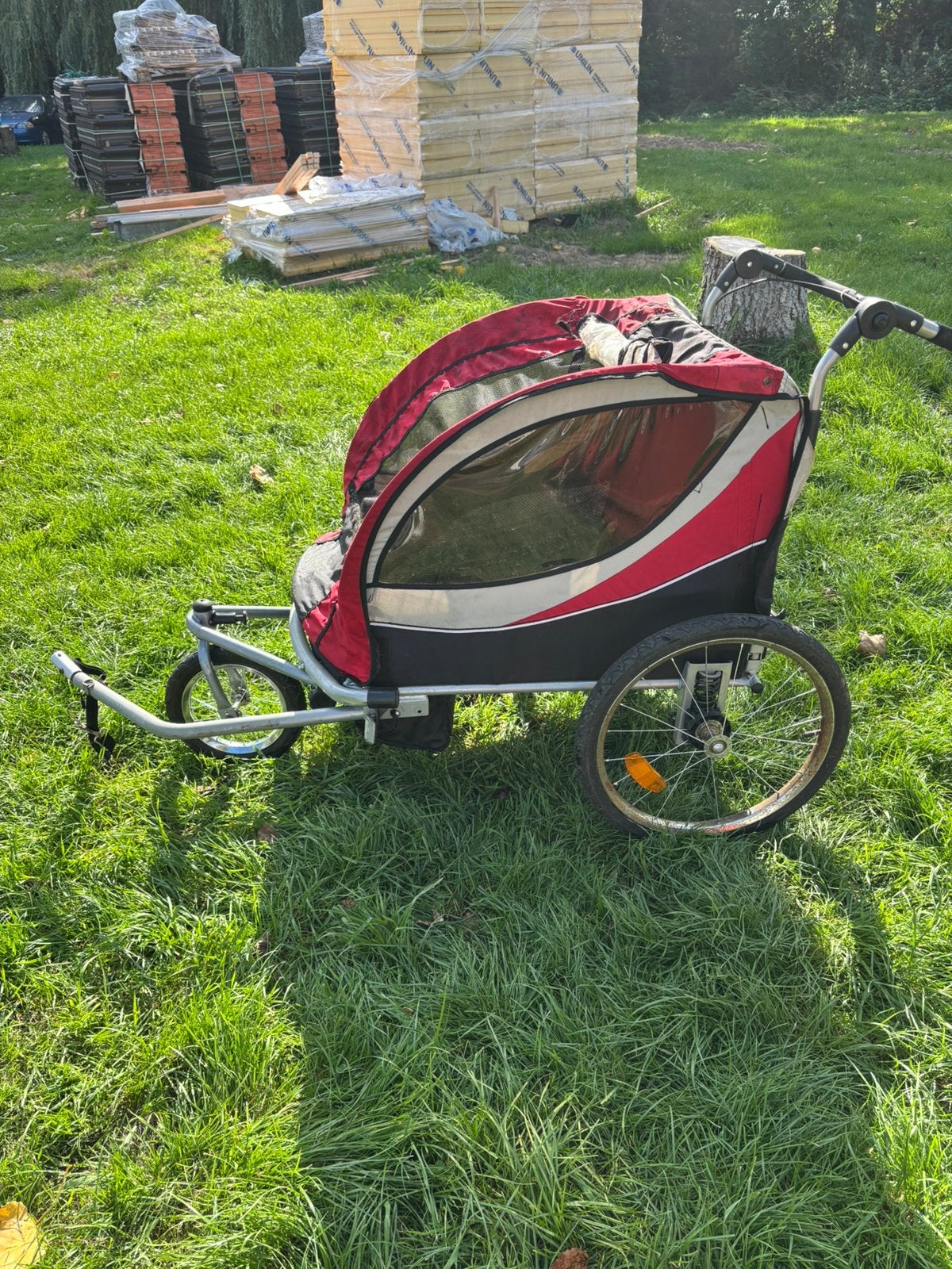 Remorque velo enfant, Enlèvement, Comme neuf
