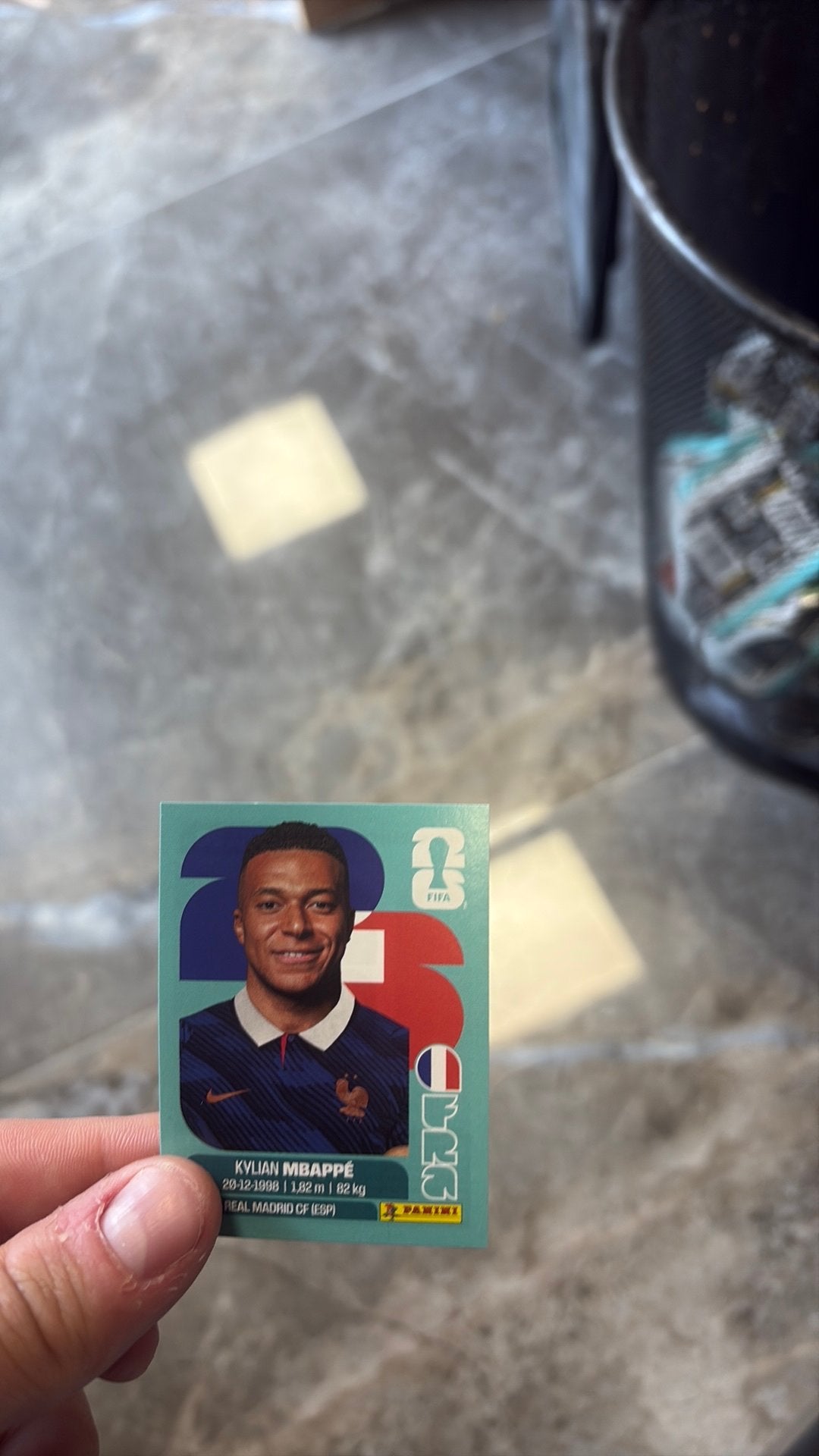 Panini Mbappe, Ophalen of Verzenden, Zo goed als nieuw