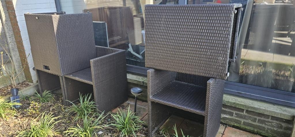 Tuinstoelen, Ophalen, Wicker