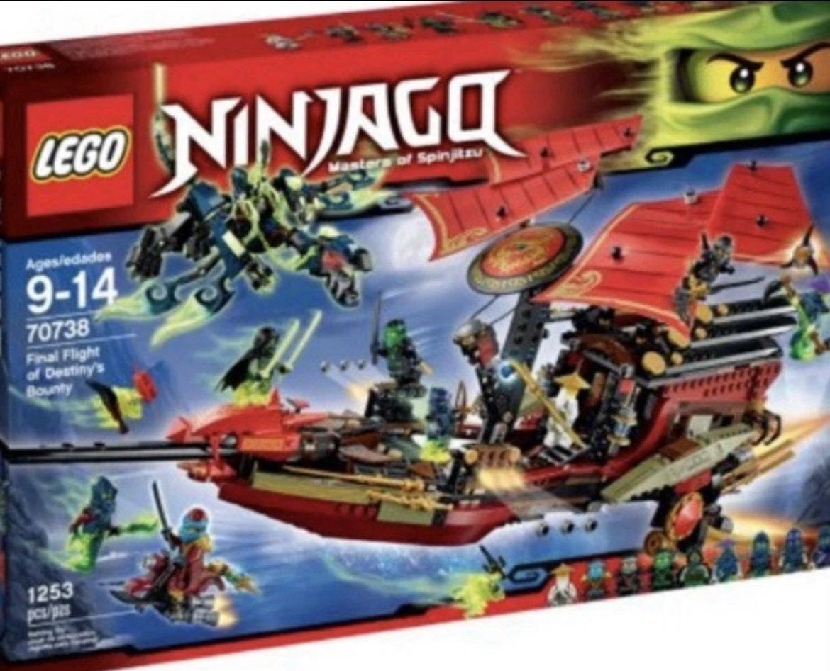 Lego Ninjago Final Flight of Destiny's Bounty 100% complete, Enfants & Bébés, Jouets | Duplo & Lego, Enlèvement ou Envoi, Lego