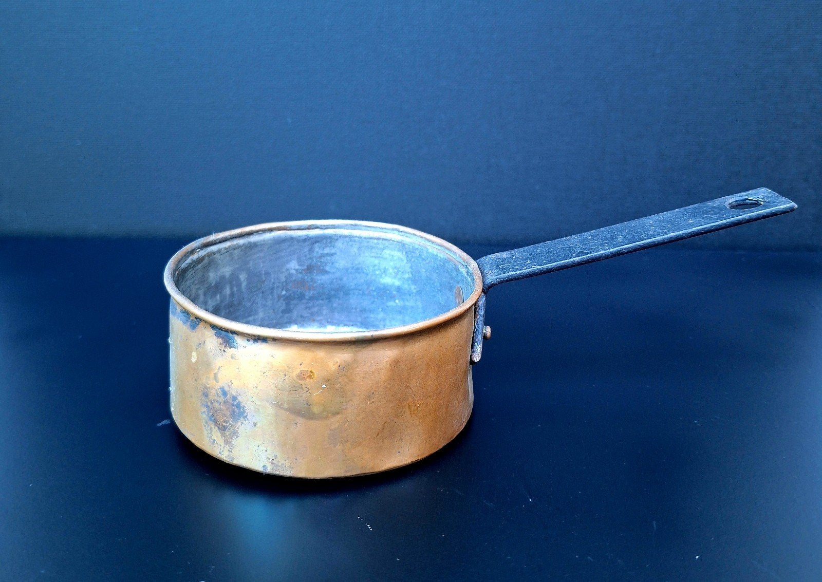 Casserole en cuivre antique, Enlèvement ou Envoi, Cuivre