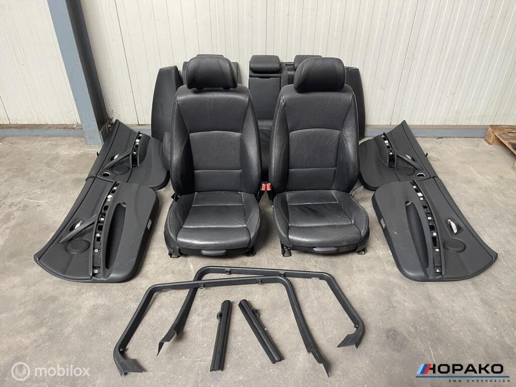 BMW E91 3 serie Interieur zwart leder VERWARMD + elektrisch, Auto-onderdelen, Gebruikt, Einsteinlaan 5 rijswijk, Bmw, Ophalen of Verzenden