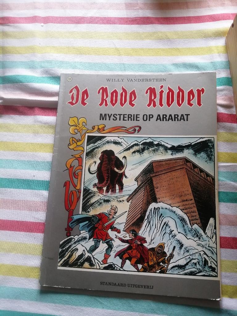 De rode ridder strips grijze cover deel 4, Plusieurs BD, Enlèvement ou Envoi, Utilisé, Willy Vandersteen
