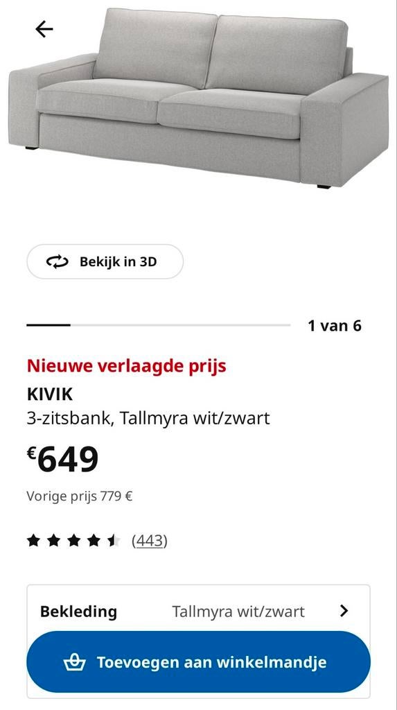 Zitbank+voetenbank, Huis en Inrichting, Ophalen