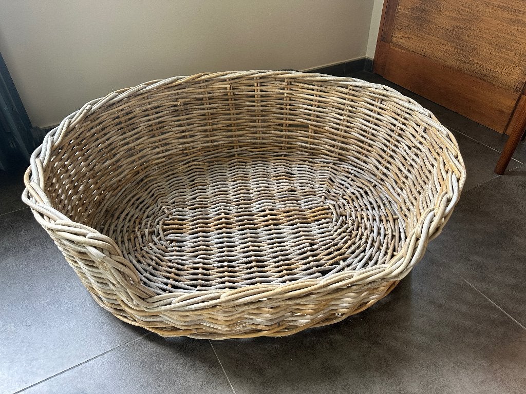hondenmand rotan, Ophalen, Nieuw, Riet