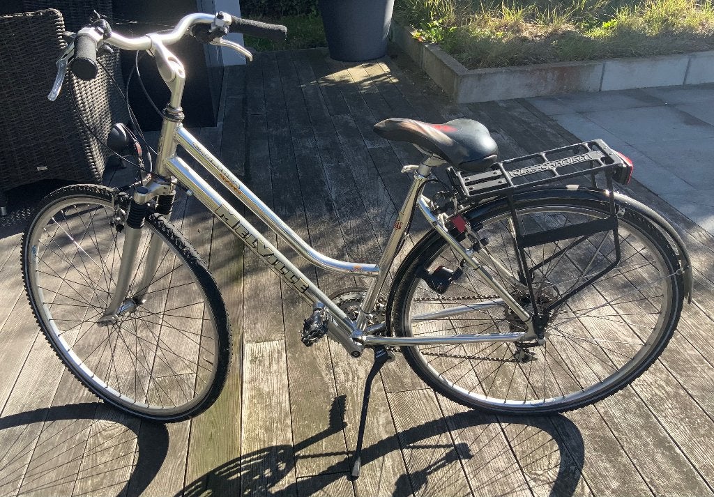 Damesfiets, Fietsen en Brommers, Ophalen, Gebruikt, Velgrem, Overige merken